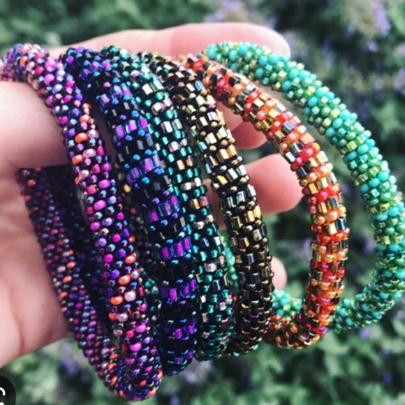 CAIRO -Original Roll-On® Bracelets, 7" round, made in Nepal #2 (3 pieces) - Picture 7 of 7